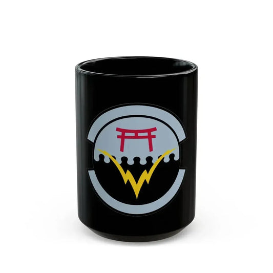 374 Communications Squadron PACAF (U.S. Air Force) Black Coffee Mug 15oz - Go Mug Yourself