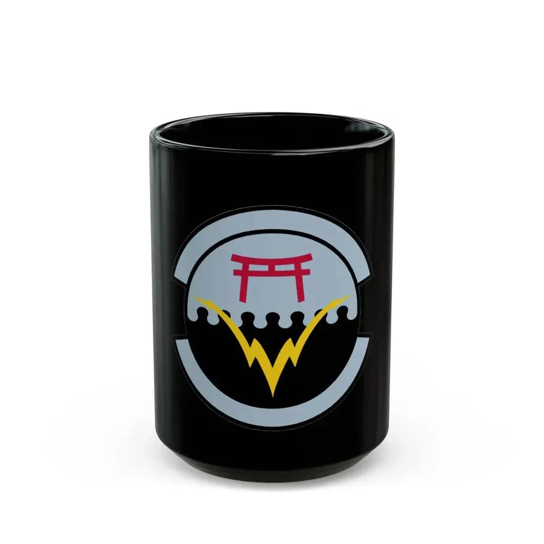 374 Communications Squadron PACAF (U.S. Air Force) Black Coffee Mug 15oz - Go Mug Yourself
