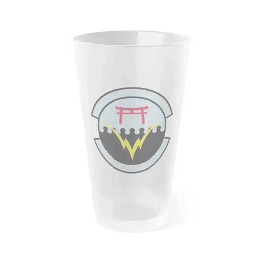 374 Communications Squadron PACAF (U.S. Air Force) Frosted Pint Glass 16oz 16oz Frosted - Go Mug Yourself