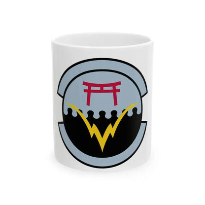 374 Communications Squadron PACAF (U.S. Air Force) White Coffee Mug - Go Mug Yourself