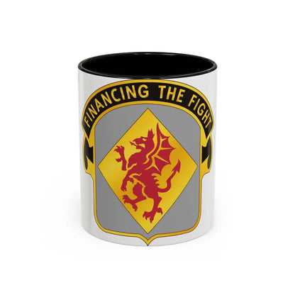 374 Finance Battalion (U.S. Army) Accent Coffee Mug-11oz-Black-Go Mug Yourself