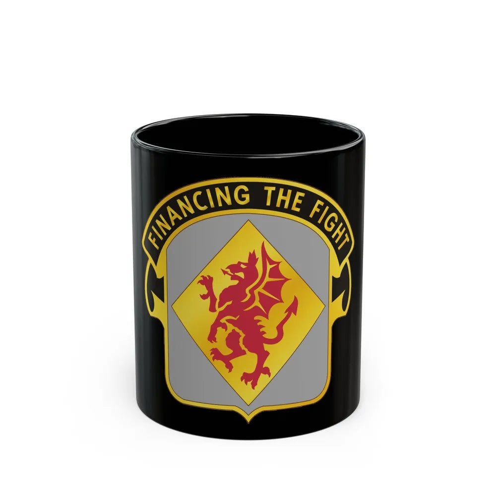 374 Finance Battalion (U.S. Army) Black Coffee Mug-11oz-Go Mug Yourself