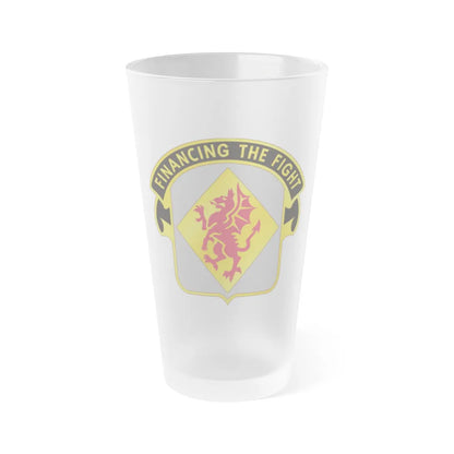 374 Finance Battalion (U.S. Army) Frosted Pint Glass 16oz-Go Mug Yourself