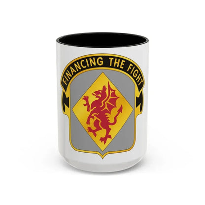 374 Finance Battalion (U.S. Army) Accent Coffee Mug 15oz Black - Go Mug Yourself