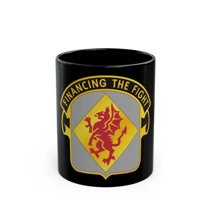 374 Finance Battalion (U.S. Army) Black Coffee Mug 11oz - Go Mug Yourself