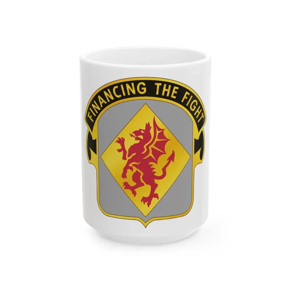 374 Finance Battalion (U.S. Army) White Coffee Mug 15oz - Go Mug Yourself