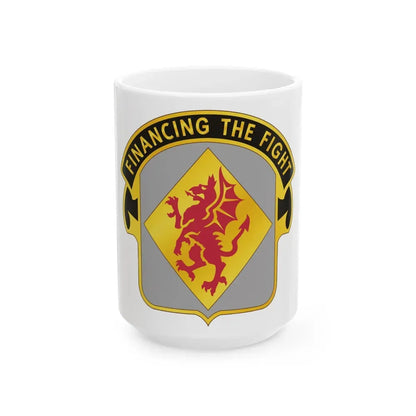 374 Finance Battalion (U.S. Army) White Coffee Mug 15oz - Go Mug Yourself