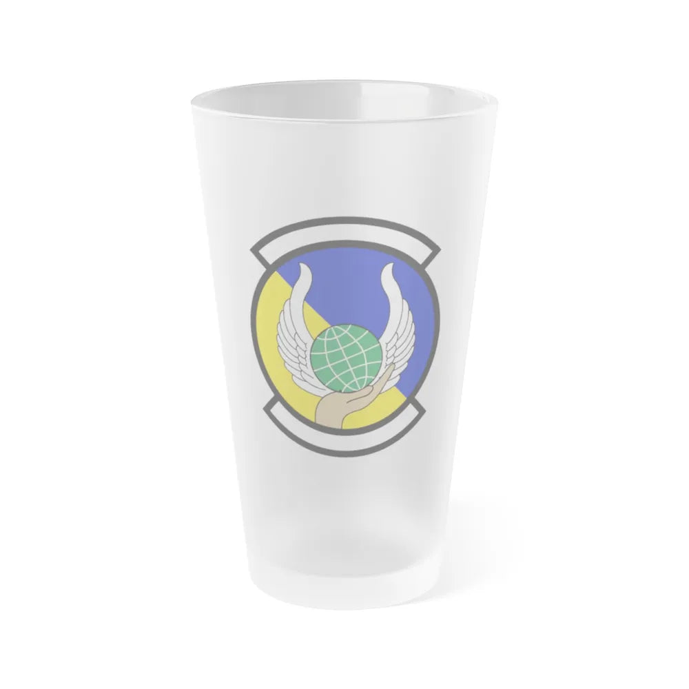 374 Force Support Squadron PACAF (U.S. Air Force) Frosted Pint Glass 16oz-Go Mug Yourself