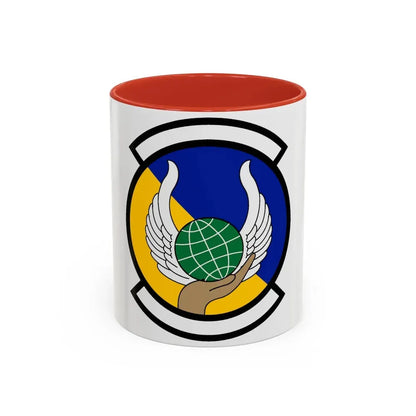 374 Force Support Squadron PACAF (U.S. Air Force) Accent Coffee Mug 11oz Red - Go Mug Yourself