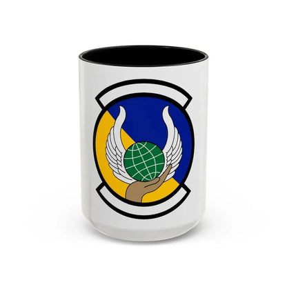 374 Force Support Squadron PACAF (U.S. Air Force) Accent Coffee Mug 15oz Black - Go Mug Yourself