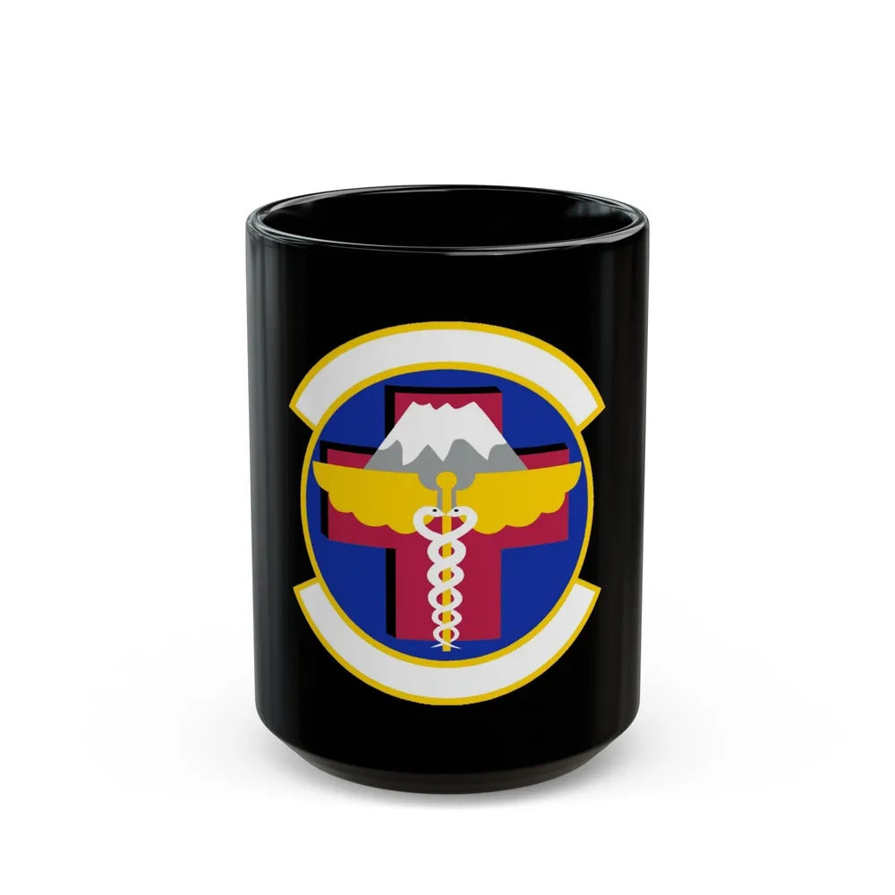 374 Healthcare Operations Squadron (U.S. Air Force) Black Coffee Mug-15oz-Go Mug Yourself