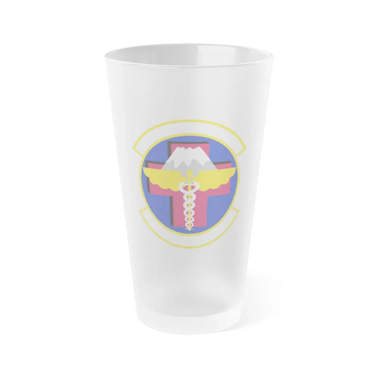 374 Healthcare Operations Squadron (U.S. Air Force) Frosted Pint Glass 16oz-16oz-Frosted-Go Mug Yourself