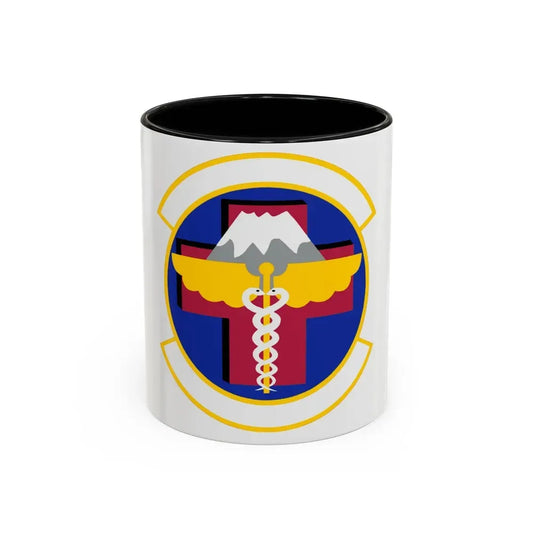 374 Healthcare Operations Squadron (U.S. Air Force) Accent Coffee Mug 11oz Black - Go Mug Yourself