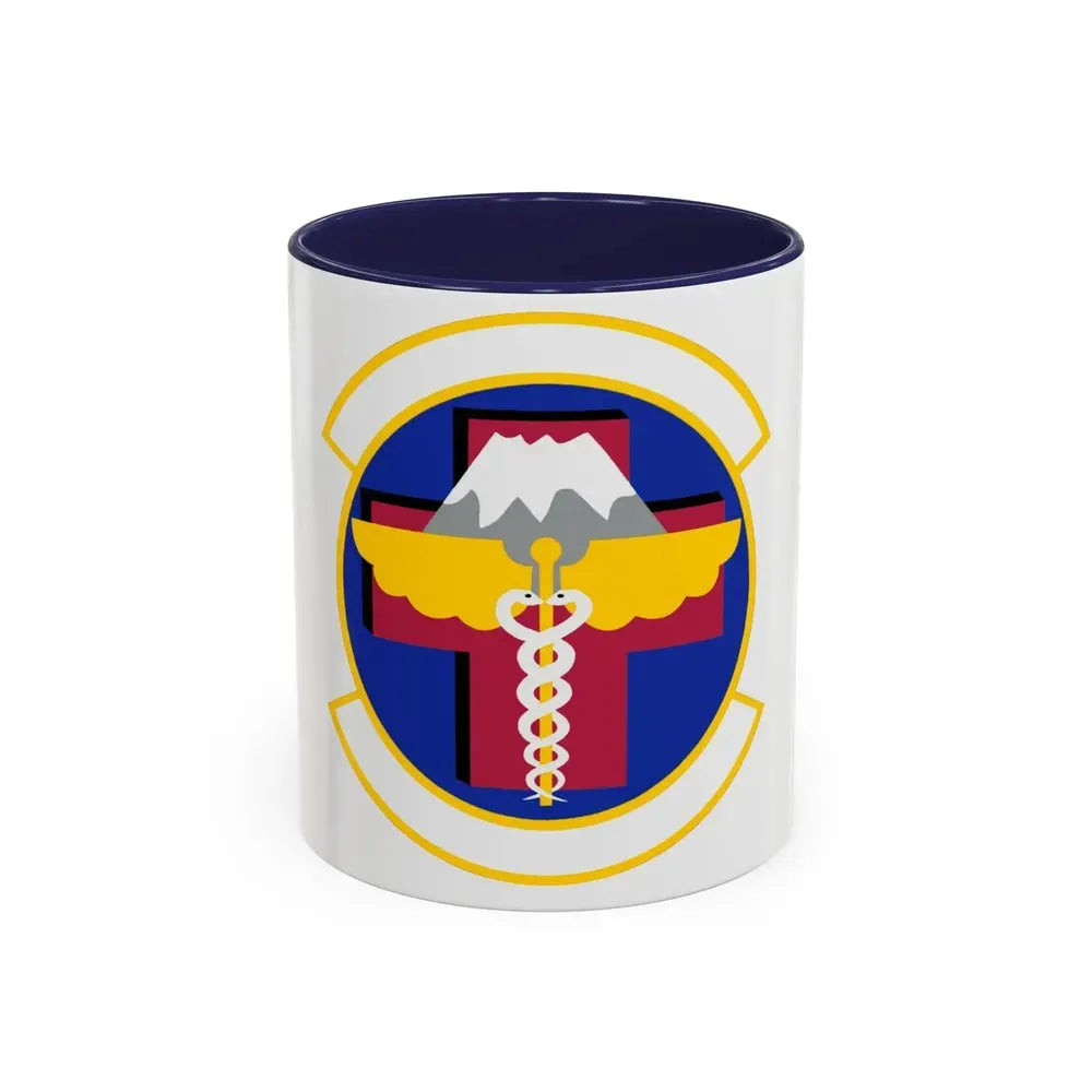 374 Healthcare Operations Squadron (U.S. Air Force) Accent Coffee Mug 11oz Navy - Go Mug Yourself
