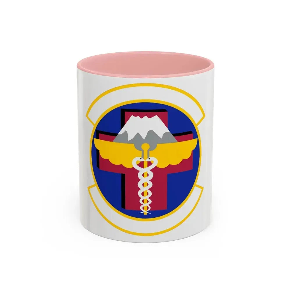 374 Healthcare Operations Squadron (U.S. Air Force) Accent Coffee Mug 11oz Pink - Go Mug Yourself