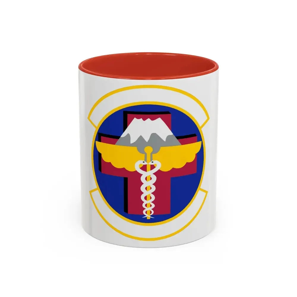 374 Healthcare Operations Squadron (U.S. Air Force) Accent Coffee Mug 11oz Red - Go Mug Yourself