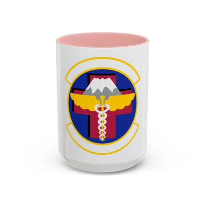 374 Healthcare Operations Squadron (U.S. Air Force) Accent Coffee Mug 15oz Pink - Go Mug Yourself