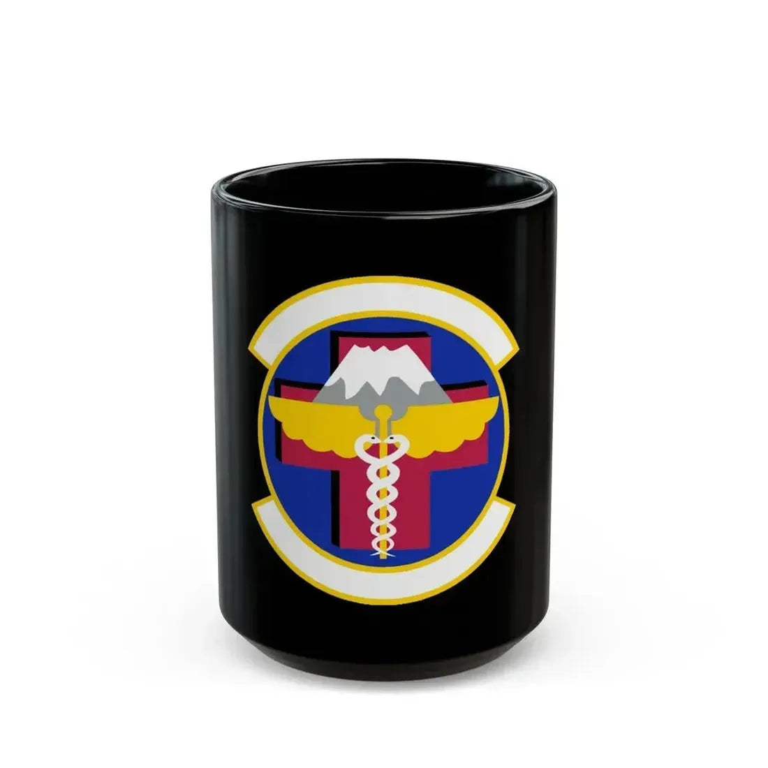 374 Healthcare Operations Squadron (U.S. Air Force) Black Coffee Mug 15oz - Go Mug Yourself