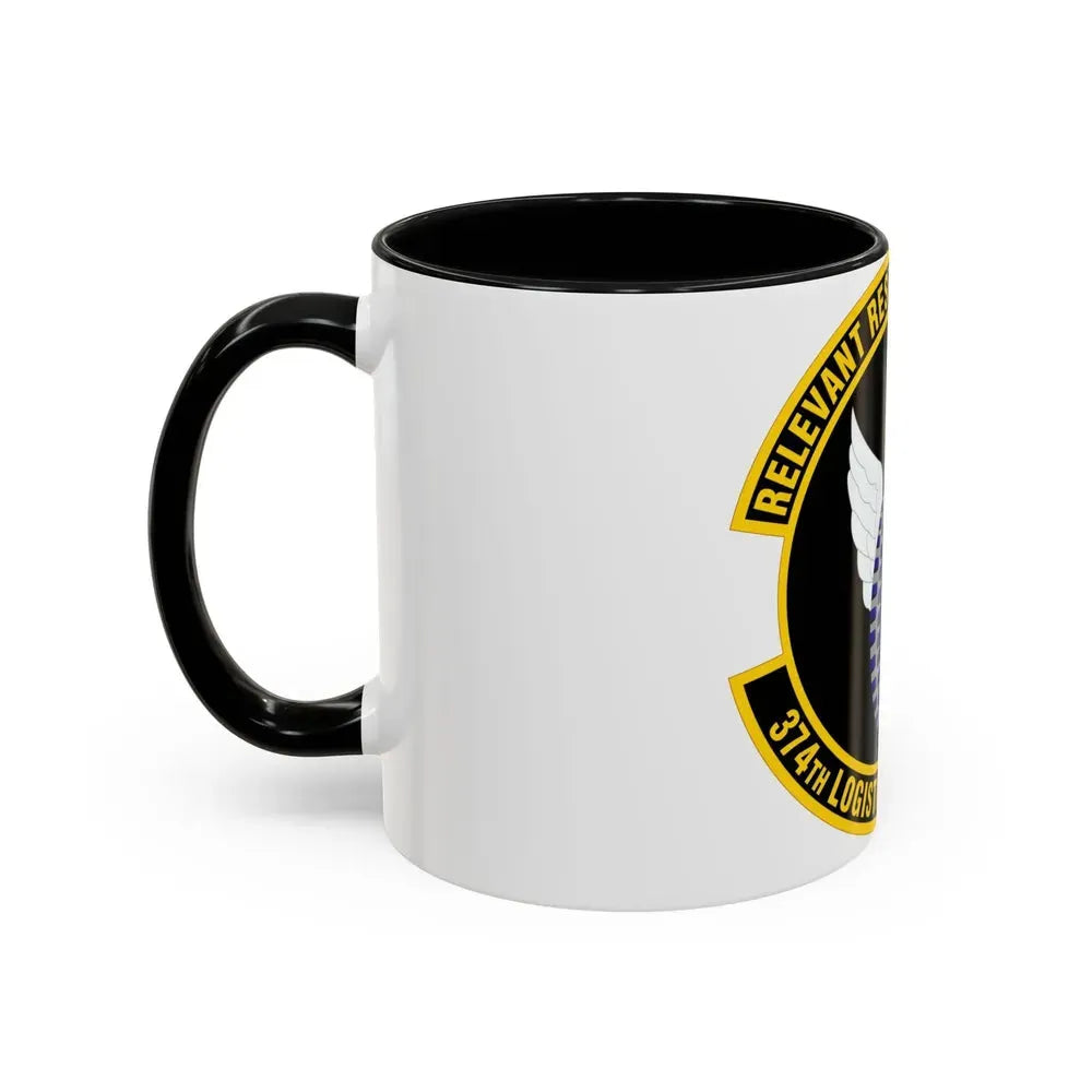 374 Logistics Readiness Squadron PACAF (U.S. Air Force) Accent Coffee Mug - Go Mug Yourself