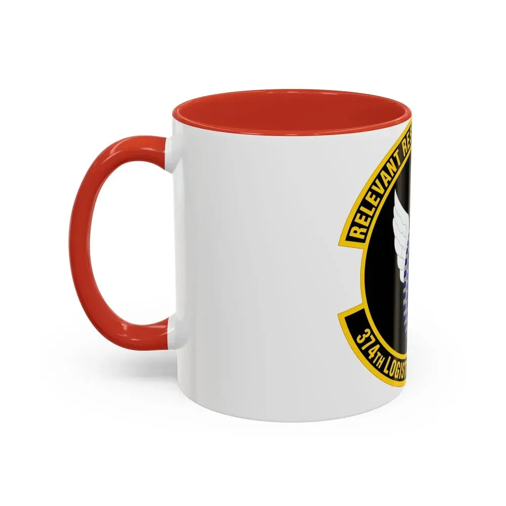 374 Logistics Readiness Squadron PACAF (U.S. Air Force) Accent Coffee Mug - Go Mug Yourself
