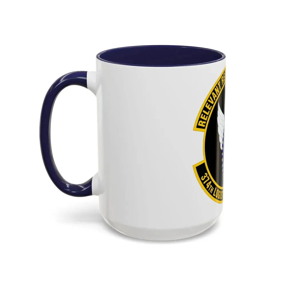 374 Logistics Readiness Squadron PACAF (U.S. Air Force) Accent Coffee Mug - Go Mug Yourself