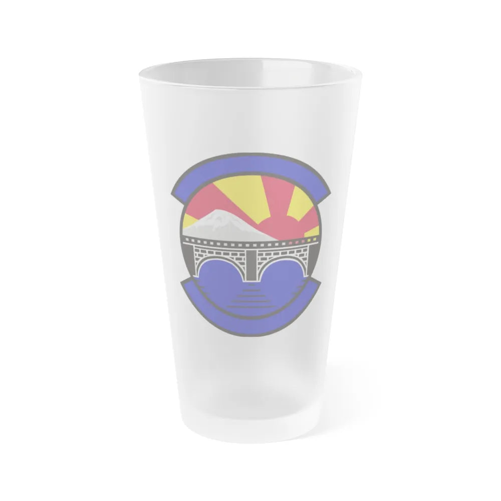 374 Maintenance Operations Squadron PACAF (U.S. Air Force) Frosted Pint Glass 16oz-16oz-Frosted-Go Mug Yourself