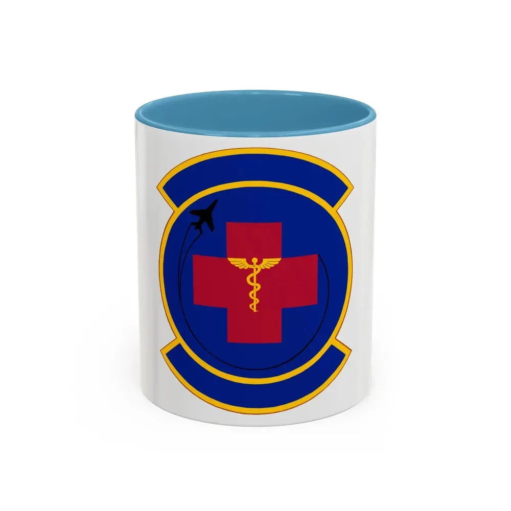 374 Operational Medical Readiness Squadron (U.S. Air Force) Accent Coffee Mug 11oz Light Blue - Go Mug Yourself