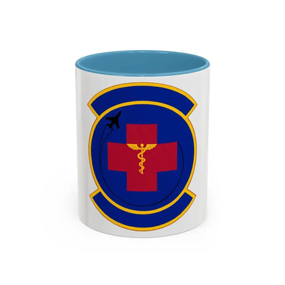 374 Operational Medical Readiness Squadron (U.S. Air Force) Accent Coffee Mug 11oz Light Blue - Go Mug Yourself