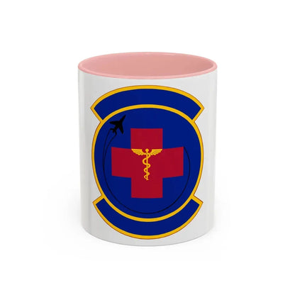 374 Operational Medical Readiness Squadron (U.S. Air Force) Accent Coffee Mug 11oz Pink - Go Mug Yourself