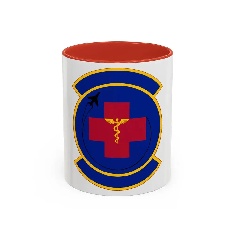 374 Operational Medical Readiness Squadron (U.S. Air Force) Accent Coffee Mug 11oz Red - Go Mug Yourself