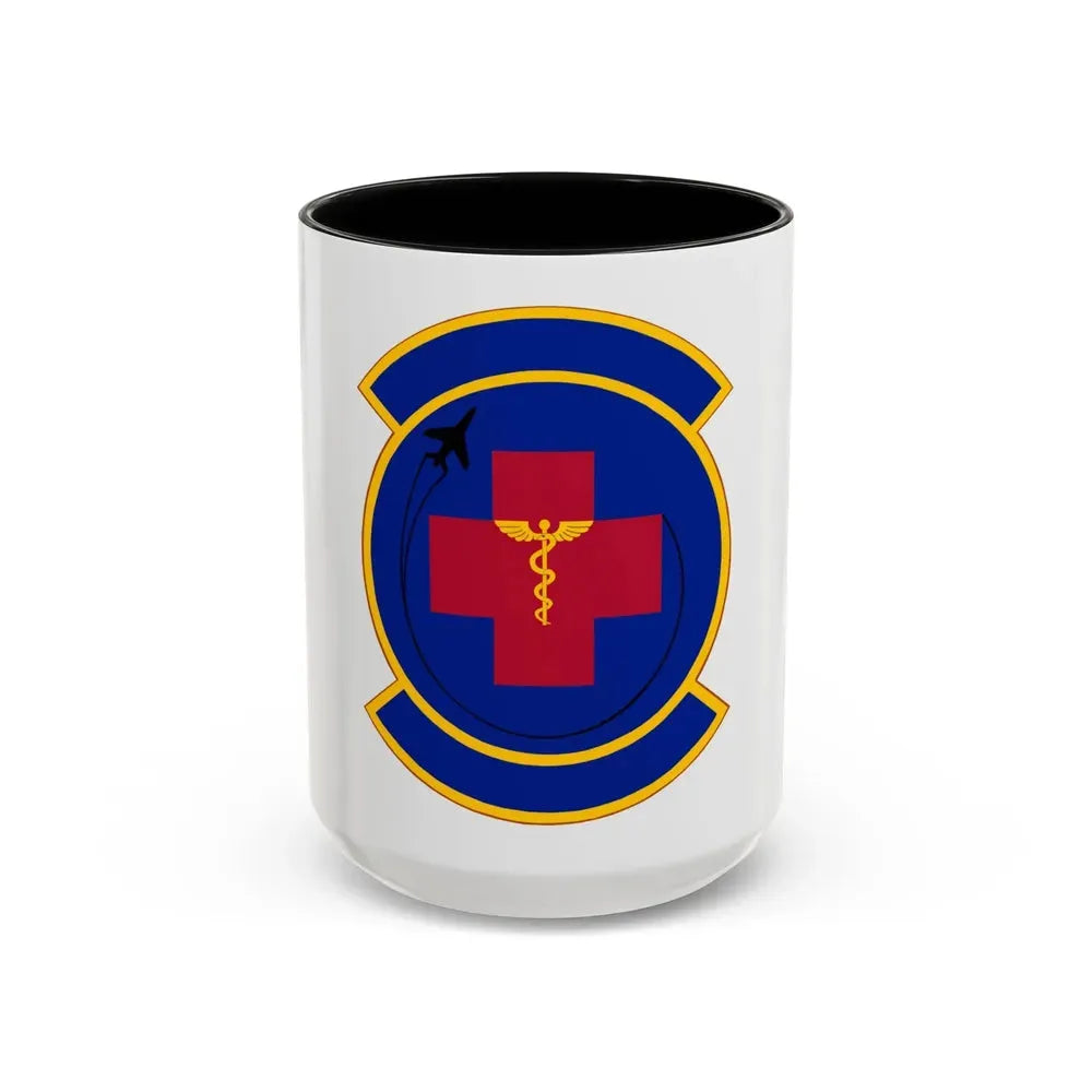 374 Operational Medical Readiness Squadron (U.S. Air Force) Accent Coffee Mug 15oz Black - Go Mug Yourself