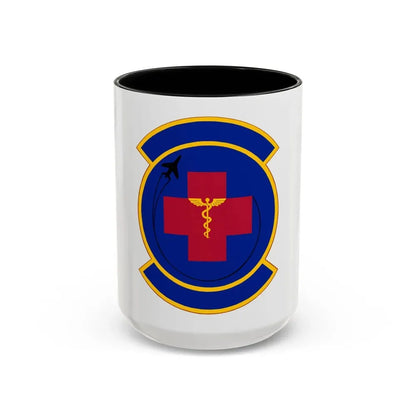 374 Operational Medical Readiness Squadron (U.S. Air Force) Accent Coffee Mug 15oz Black - Go Mug Yourself