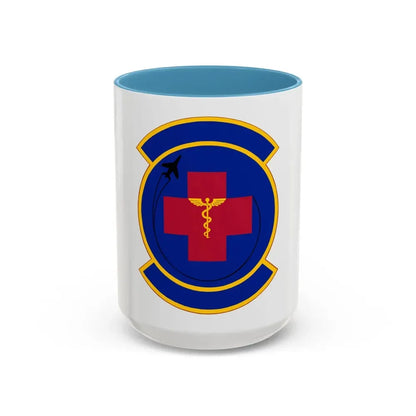 374 Operational Medical Readiness Squadron (U.S. Air Force) Accent Coffee Mug 15oz Light Blue - Go Mug Yourself