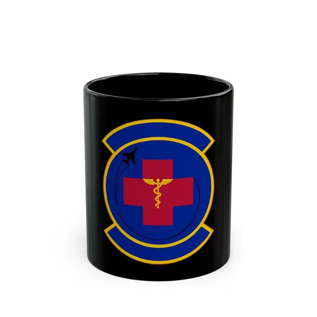 374 Operational Medical Readiness Squadron (U.S. Air Force) Black Coffee Mug - Go Mug Yourself