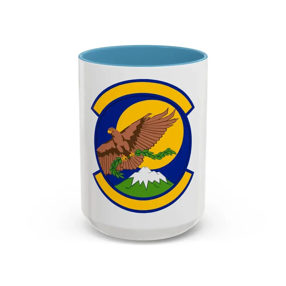 374 Security Forces Squadron PACAF (U.S. Air Force) Accent Coffee Mug 15oz Light Blue - Go Mug Yourself