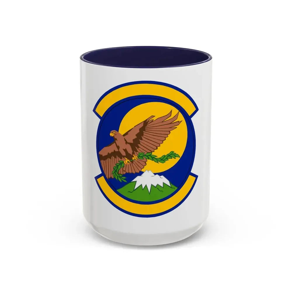 374 Security Forces Squadron PACAF (U.S. Air Force) Accent Coffee Mug 15oz Navy - Go Mug Yourself