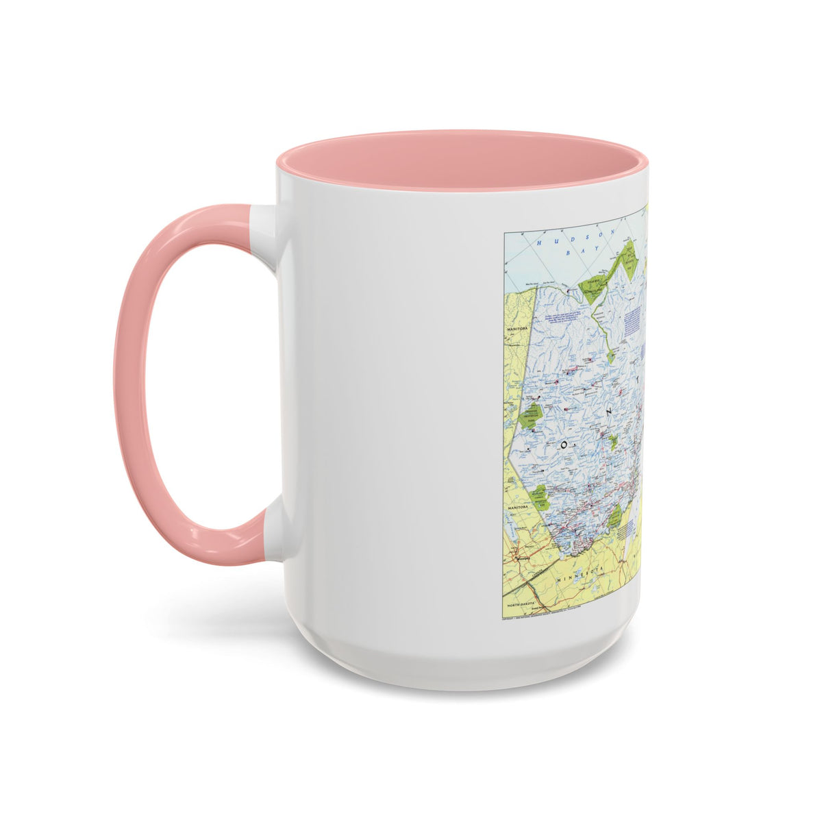 Canada - Ontario 1 (1996 (Map) Accent Coffee Mug
