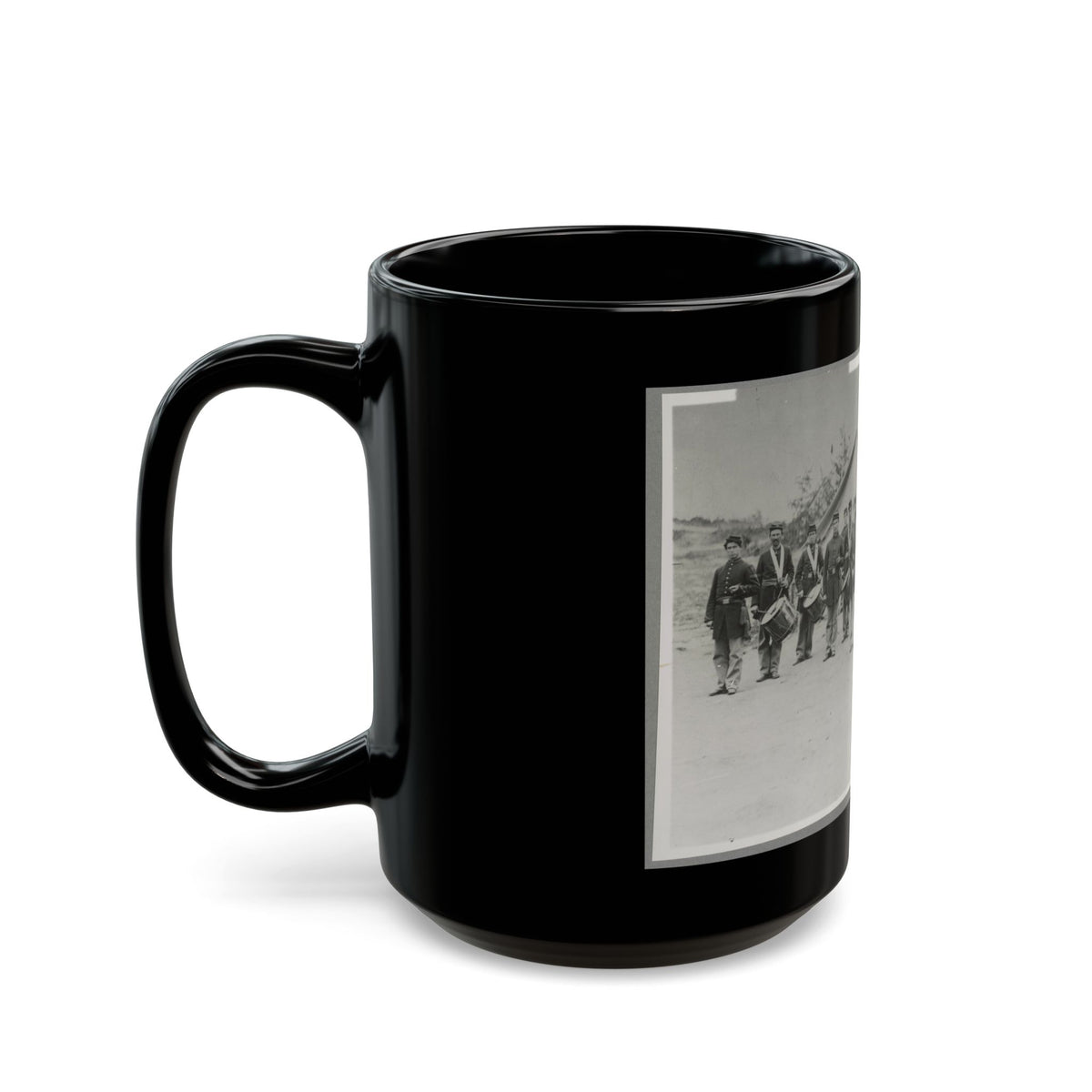 Drum Corps 30th Pa. Infantry (U.S. Civil War) Black Coffee Mug