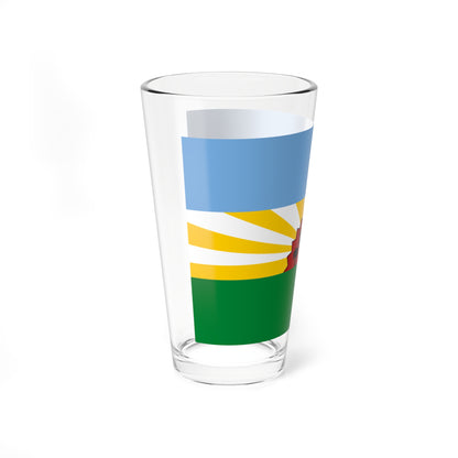 Propuesta de bandera para el Estado Monagas 17 (Venezuela) Pint Glass 16oz