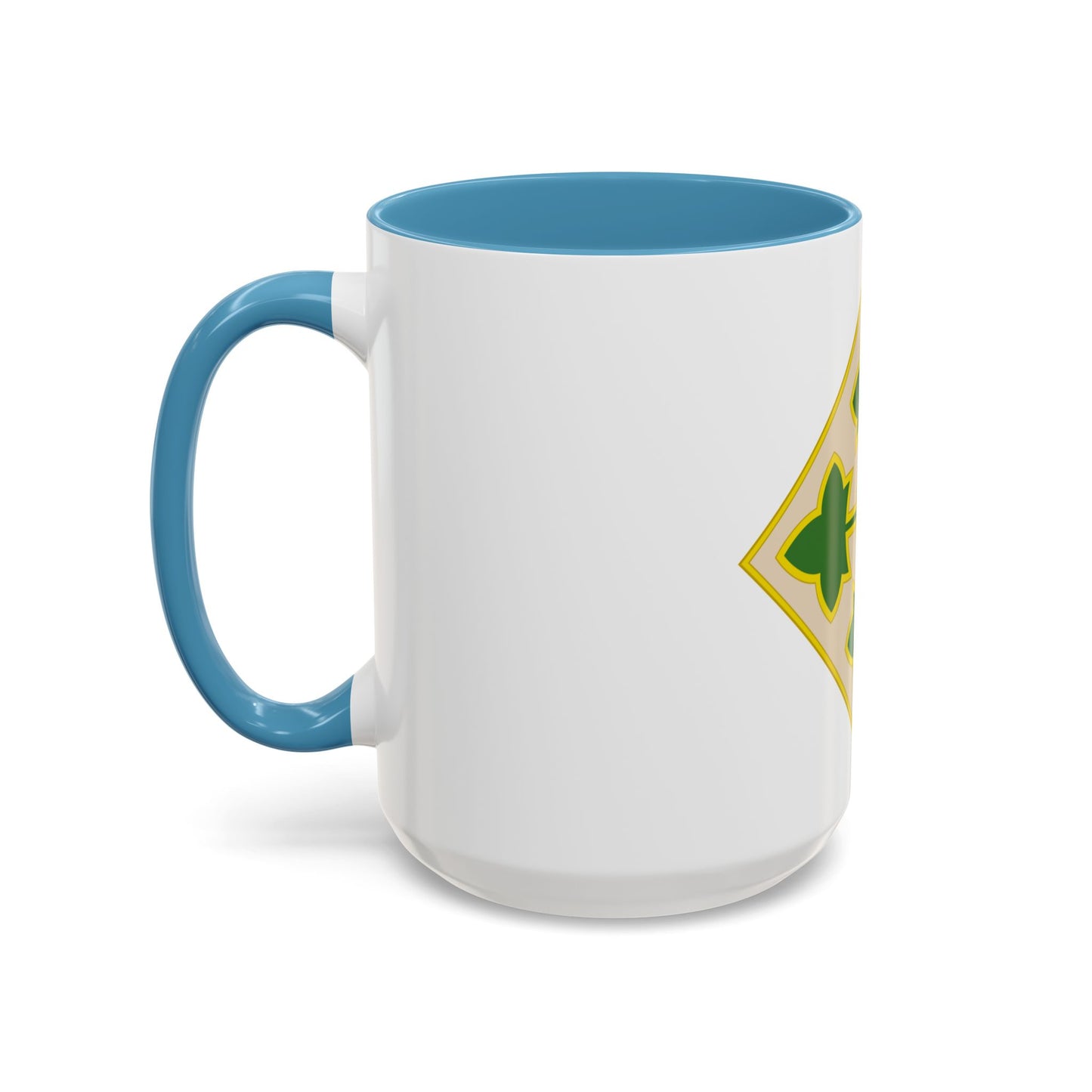 4th Infantry Division CSIB2 (U.S. Army) Accent Coffee Mug