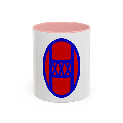 30th Infantry Division SSI (U.S. Army) Accent Coffee Mug