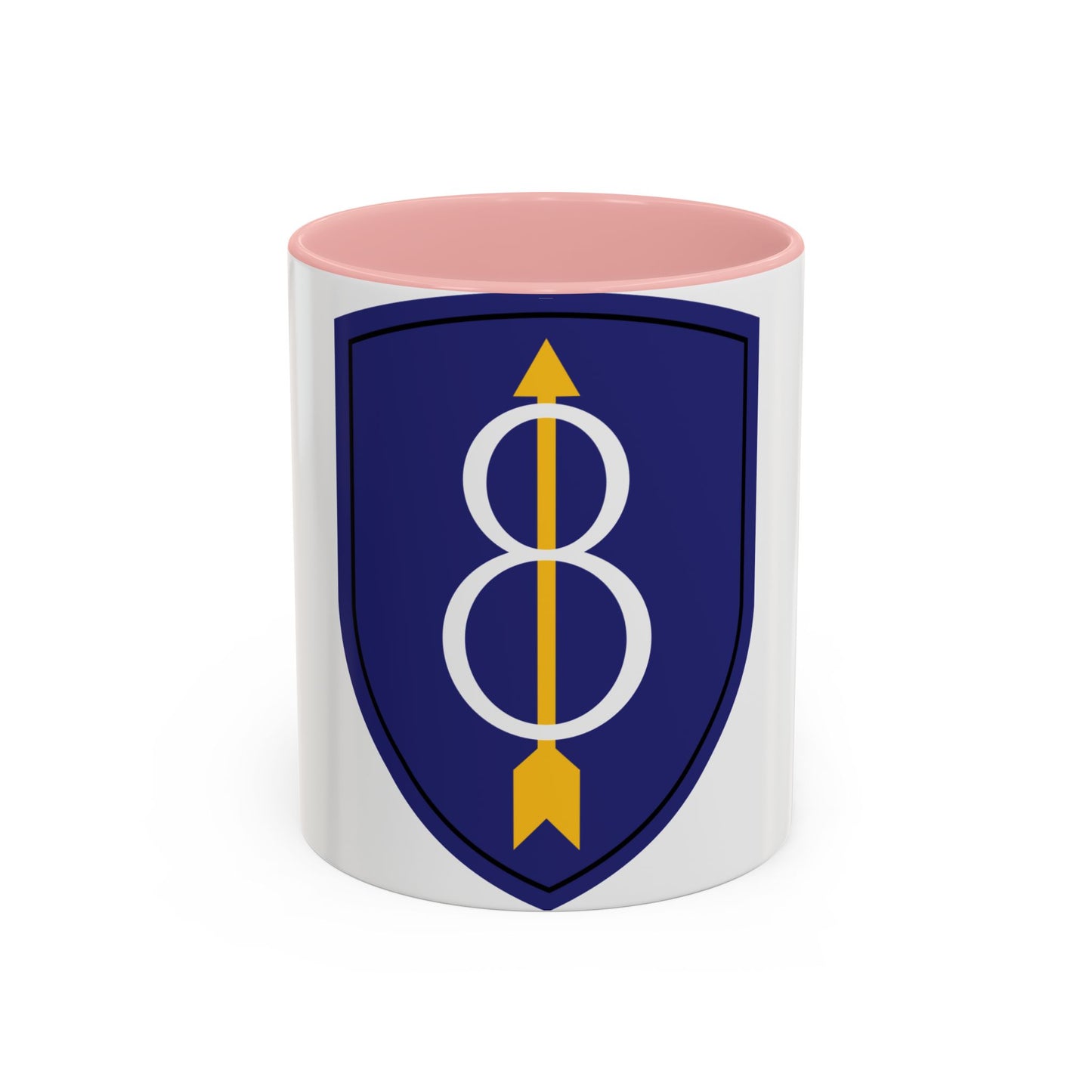 8th Infantry Division patch (U.S. Army) Accent Coffee Mug