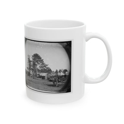 Brandy Station, Virginia. Winter Quarters Of Scouts And Guides. Army Of The Potomac (U.S. Civil War) White Coffee Mug