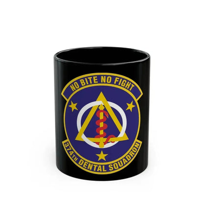 374th Dental Squadron (U.S. Air Force) Black Coffee Mug 11oz - Go Mug Yourself