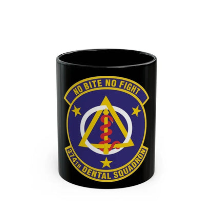 374th Dental Squadron (U.S. Air Force) Black Coffee Mug 11oz - Go Mug Yourself