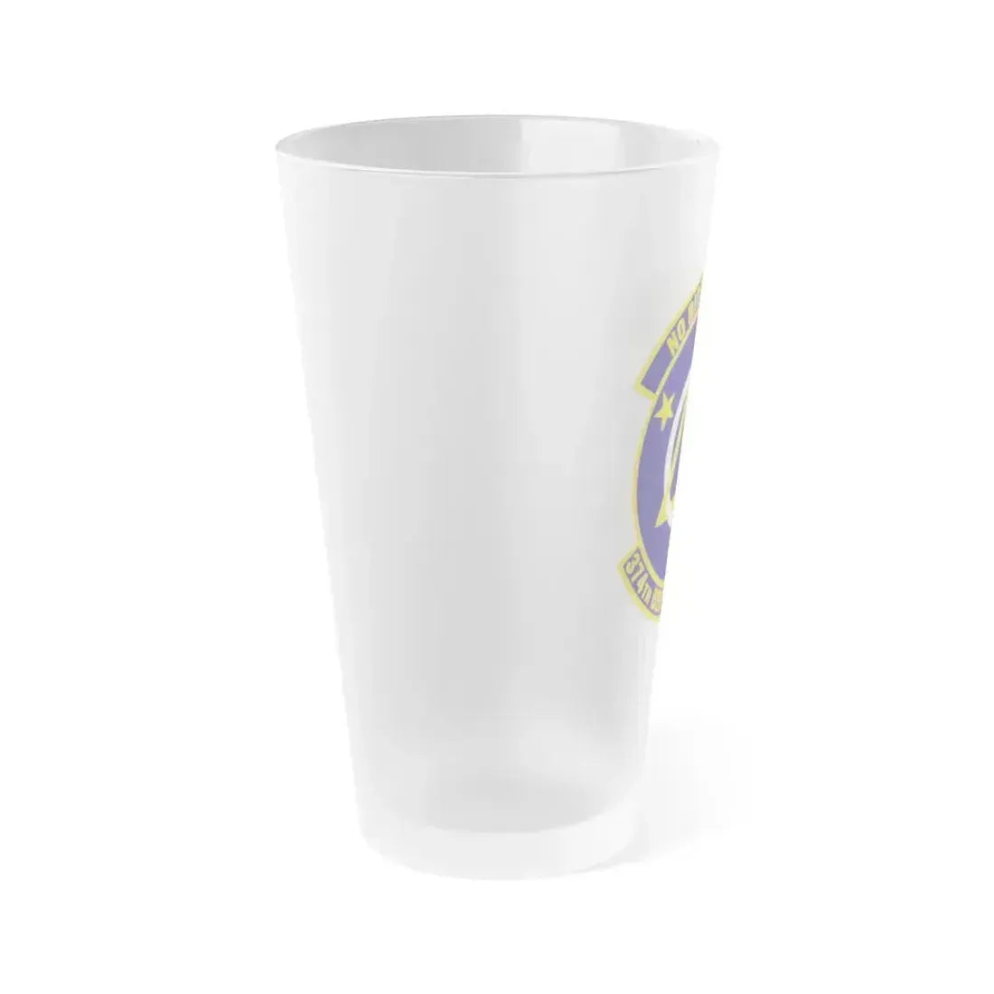 374th Dental Squadron (U.S. Air Force) Frosted Pint Glass 16oz - Go Mug Yourself