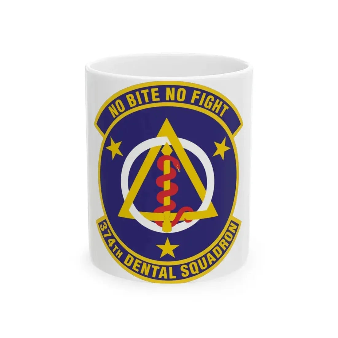374th Dental Squadron (U.S. Air Force) White Coffee Mug 11oz - Go Mug Yourself