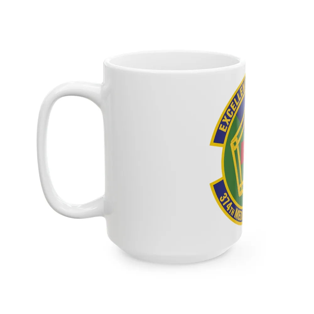 374th Medical Support Squadron (U.S. Air Force) White Coffee Mug-Go Mug Yourself