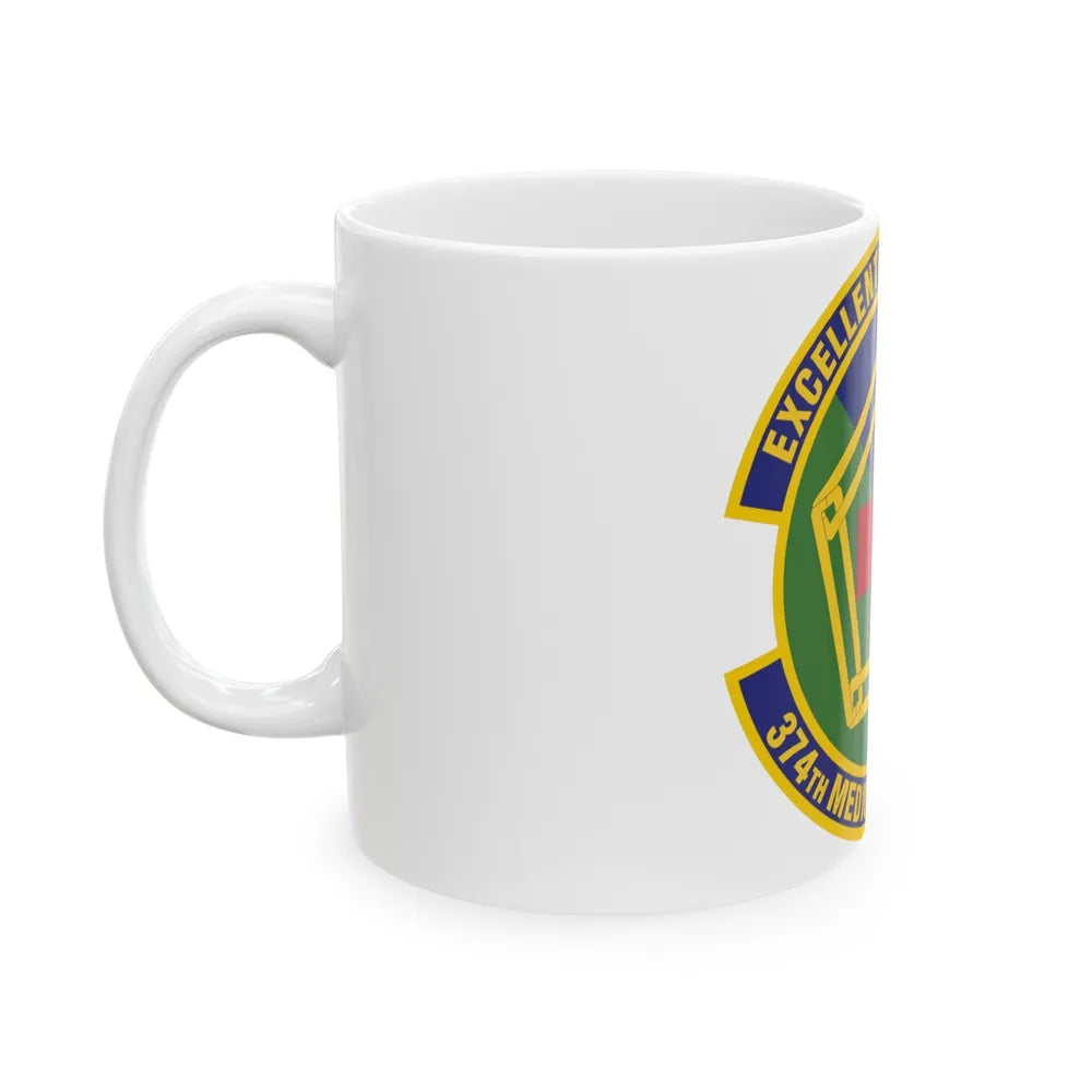 374th Medical Support Squadron (U.S. Air Force) White Coffee Mug-Go Mug Yourself