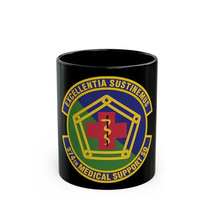 374th Medical Support Squadron (U.S. Air Force) Black Coffee Mug 11oz - Go Mug Yourself